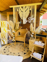 Boho Macrame Wall Hanging - Handwoven Tapestry - Bohemian Home Decor Begonia