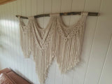 Boho Macrame Wall Hanging - Handcrafted Handwoven Tapestry - Bohemian Home Decor Axel