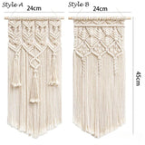 Boho Small Macrame Wall Hanging - Handwoven Tapestry - Bohemian Home Decor