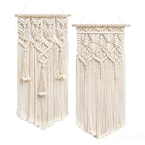Boho Small Macrame Wall Hanging - Handwoven Tapestry - Bohemian Home Decor
