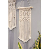 Boho Small Macrame Wall Hanging - Handwoven Tapestry - Bohemian Home Decor