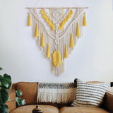 Boho Macrame Wall Hanging - Handwoven Tapestry - Bohemian Home Decor Begonia