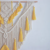 Boho Macrame Wall Hanging - Handwoven Tapestry - Bohemian Home Decor Begonia