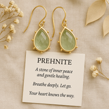 Boho Earrings - Dangle Fluorite Huggie Earrings