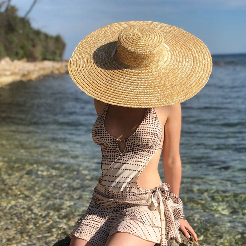 Vintage one of a kind grass sun hat XS S beach festival boho babe Palm & Pitaya Hats (@palmandpitaya) • Instagram photos and  main image 3