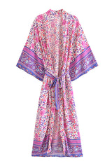 Boho Robe, Kimono Robe, Jasmine Fushie