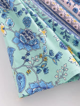 Boho Mini Dress, Sundress, Pink Calla