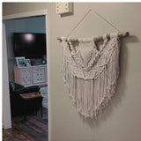 Boho Macrame Wall Hanging - Handcrafted Handwoven Tapestry - Bohemian Home Decor Ansel