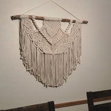 Boho Macrame Wall Hanging - Handcrafted Handwoven Tapestry - Bohemian Home Decor Ansel