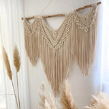 Boho Macrame Wall Hanging - Handcrafted Handwoven Tapestry - Bohemian Home Decor Axel