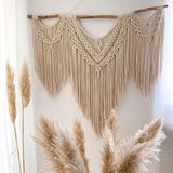 Boho Macrame Wall Hanging - Handcrafted Handwoven Tapestry - Bohemian Home Decor Axel