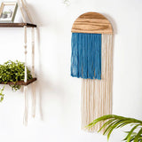 Macrame Semicircle Board Wall Hanging - Nordic Style Room Decor
