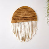 Macrame Semicircle Board Wall Hanging - Nordic Style Room Decor