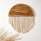Macrame Semicircle Board Wall Hanging - Nordic Style Room Decor