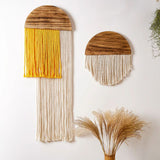 Macrame Semicircle Board Wall Hanging - Nordic Style Room Decor