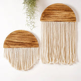 Macrame Semicircle Board Wall Hanging - Nordic Style Room Decor