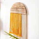Macrame Semicircle Board Wall Hanging - Nordic Style Room Decor