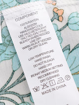 Boho Skirt, Hippie Skirts, Asymmetric Maxi Skirt, Indian Blue Floral