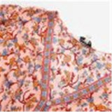 Boho Mini Dress – “Midnight Bloom” Button Front Floral Dress in Black & Pink