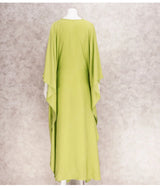Boho Maxi Dress - Beach Dress, Kaftan Dress Tie White Harmony in 15 colors