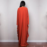Boho Maxi Dress - Beach Dress, Kaftan Dress Tie White Harmony in 15 colors