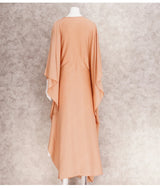 Boho Maxi Dress - Beach Dress, Kaftan Dress Tie White Harmony in 15 colors