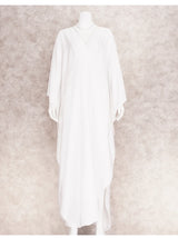 Boho Maxi Dress - Beach Dress, Kaftan Dress Tie White Harmony in 15 colors