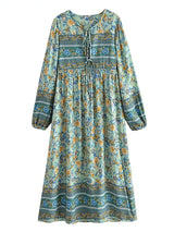 Gown Dress, Boho Maxi Dress, Loose Dress, Carina Rose in Purple