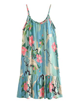 Boho Midi Dress, Sundress, Zaynab Green Lotus