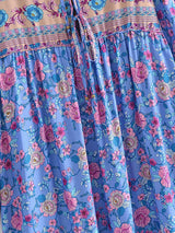 Gown Dress, Boho Maxi Dress, Loose Dress, Carina Rose in Purple