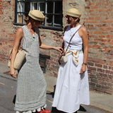 Boho Pillbox Hat - Natural Wheat Straw Beret Hat