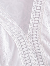 Maxi Dress - Boho Dress - Sundress - Lace Dress - White Altar