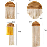 Macrame Semicircle Board Wall Hanging - Nordic Style Room Decor