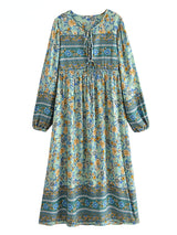 Gown Dress, Boho Maxi Dress, Loose Dress, Carina Rose in Purple