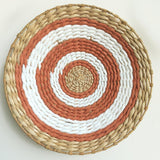 Boho Wall Decor - Handcrafted Rattan Grass Weaving - Moroccan Style