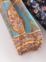 Bohemian Maxi Gown – “Desert Heirloom” Floral Long Sleeve Bohemian Gown