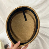 Boho Pillbox Hat - Summer Straw Fascinator Beret Hat