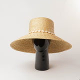 Wide Brim Beach Hats with Ribbon for Women - Sun Hats, Summer Brim, Straw Elodie