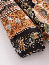 Gown Dress, Boho Maxi Dress, Loose Dress, Black Winter Pink Rosy