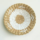 Boho Wall Decor - Handcrafted Rattan Grass Weaving - Moroccan Style