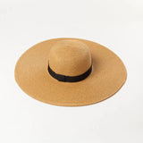 Boho Sun Beach Hat - Foldable Wide Brim Floppy Beach Hat