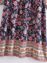 Gown Dress, Boho Maxi Dress, Loose Dress, Carina Rose in Purple