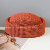 Boho Pillbox Hat - Breathable Crochet Summer Cap