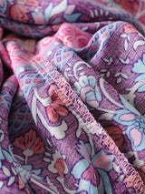 Boho Skirt, Hippie Skirts, Maxi Skirt, Wild Flower Fuchsia Pink