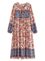 Gown Dress, Boho Maxi Dress, Loose Dress, Carina Rose in Purple