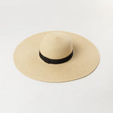 Boho Sun Beach Hat - Foldable Wide Brim Floppy Beach Hat