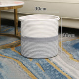 Cotton Flax Woven Storage Basket - Versatile Home Decor