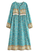 Gown Dress, Boho Maxi Dress, Loose Dress, Pink Mary Rose