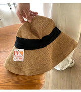 Boho Bucket Hat - Old Money Cotton Linen Sun Hat