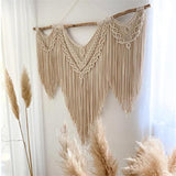 Boho Macrame Wall Hanging - Handcrafted Handwoven Tapestry - Bohemian Home Decor Axel